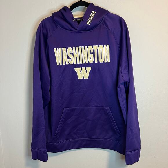 Washington Huskies Colosseum UW Embroidered Hoodie Sweatshirt NCAA Mens Size XL - Picture 1 of 7
